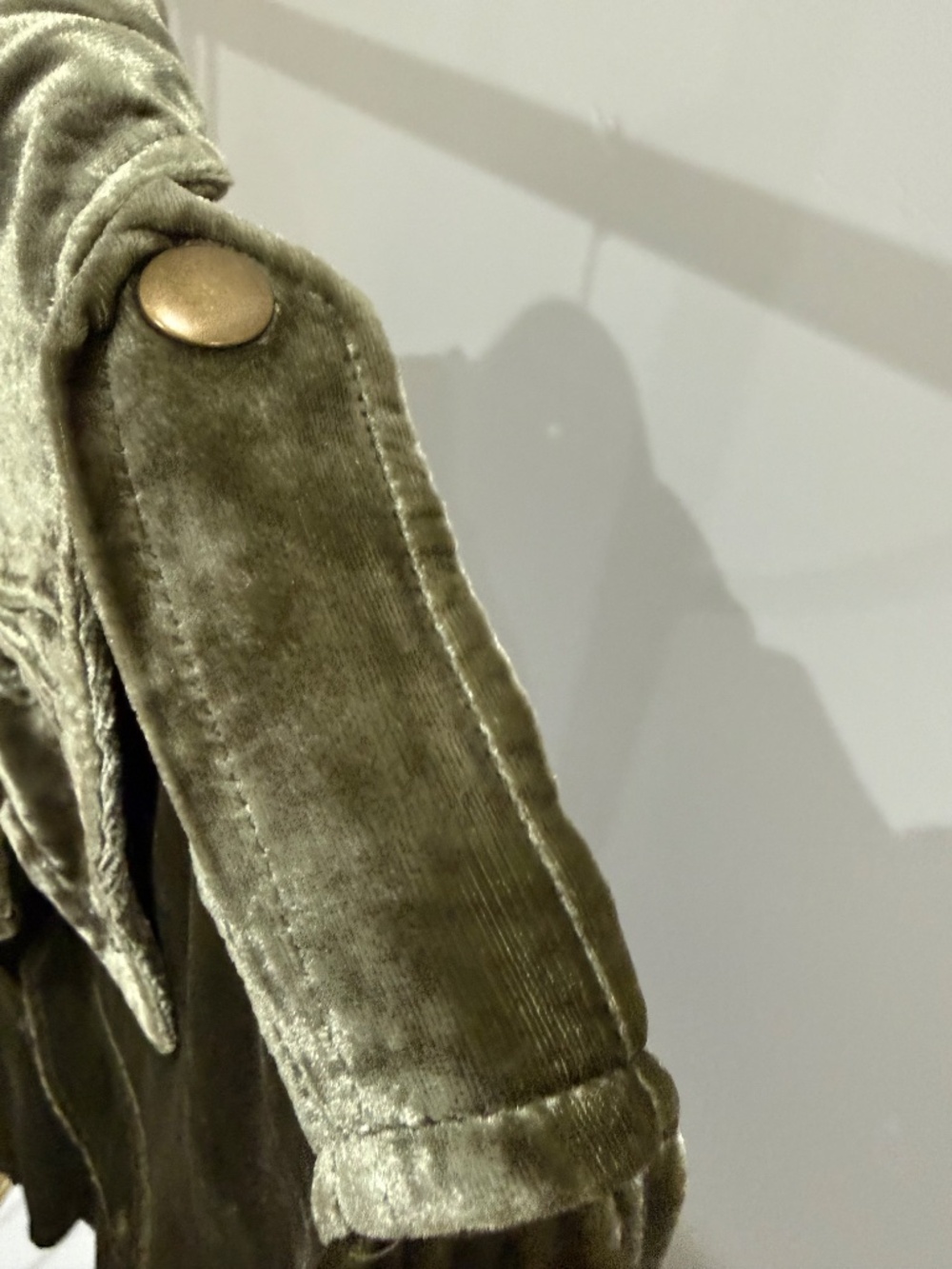 Sundance olive green velvet jacket - Picture 3 of 6